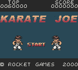 Karate Joe (Europe) (Unl) Title Screen